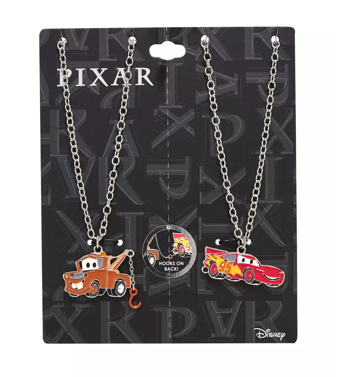 New Disney Pixar Cars Duo Lightning McQueen Mater Best Friend Necklace Gift Set New Disney Pixar Cars Duo Lightning McQueen Mater Best Friend Necklace Gift Set