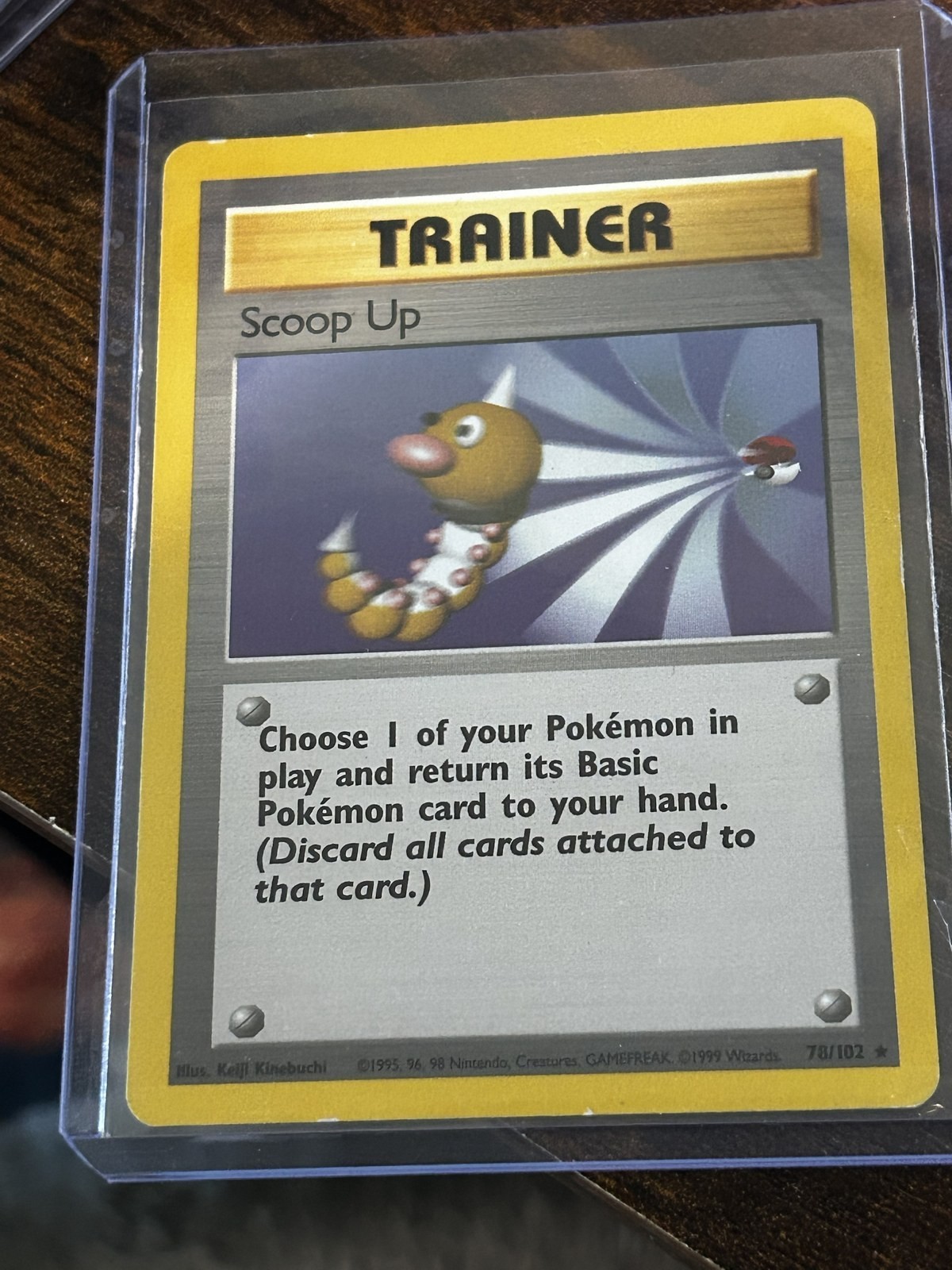 Pokemon Scoop Up 78/102 Base Set Unlimited Rare Trainer WOTC 1999 LP Pokemon Scoop Up 78/102 Base Set Unlimited Rare Trainer WOTC 1999 LP