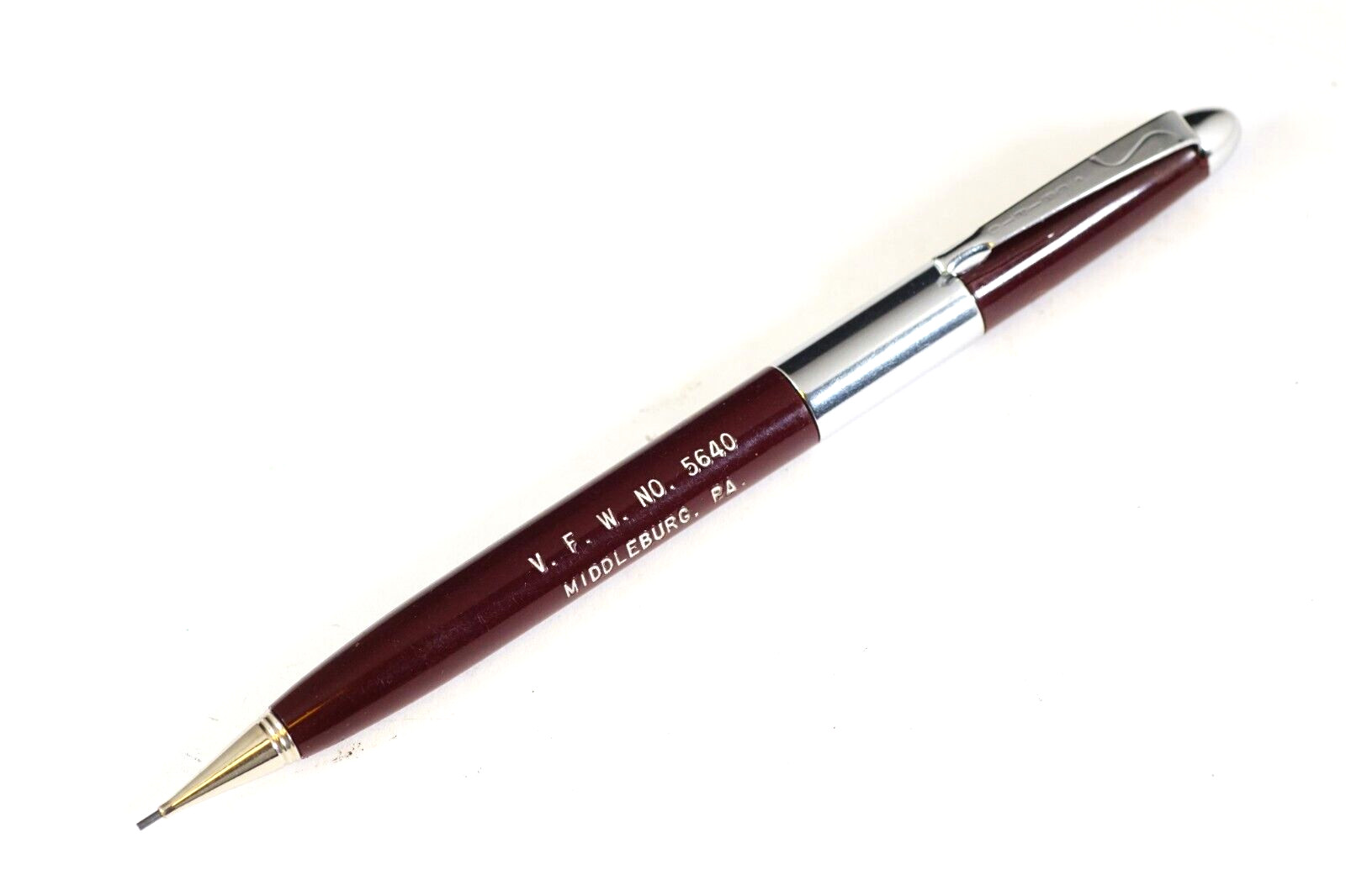 VFW Lodge #5640 Middleburg PA Mid-Century Scripto Mechanical Pencil