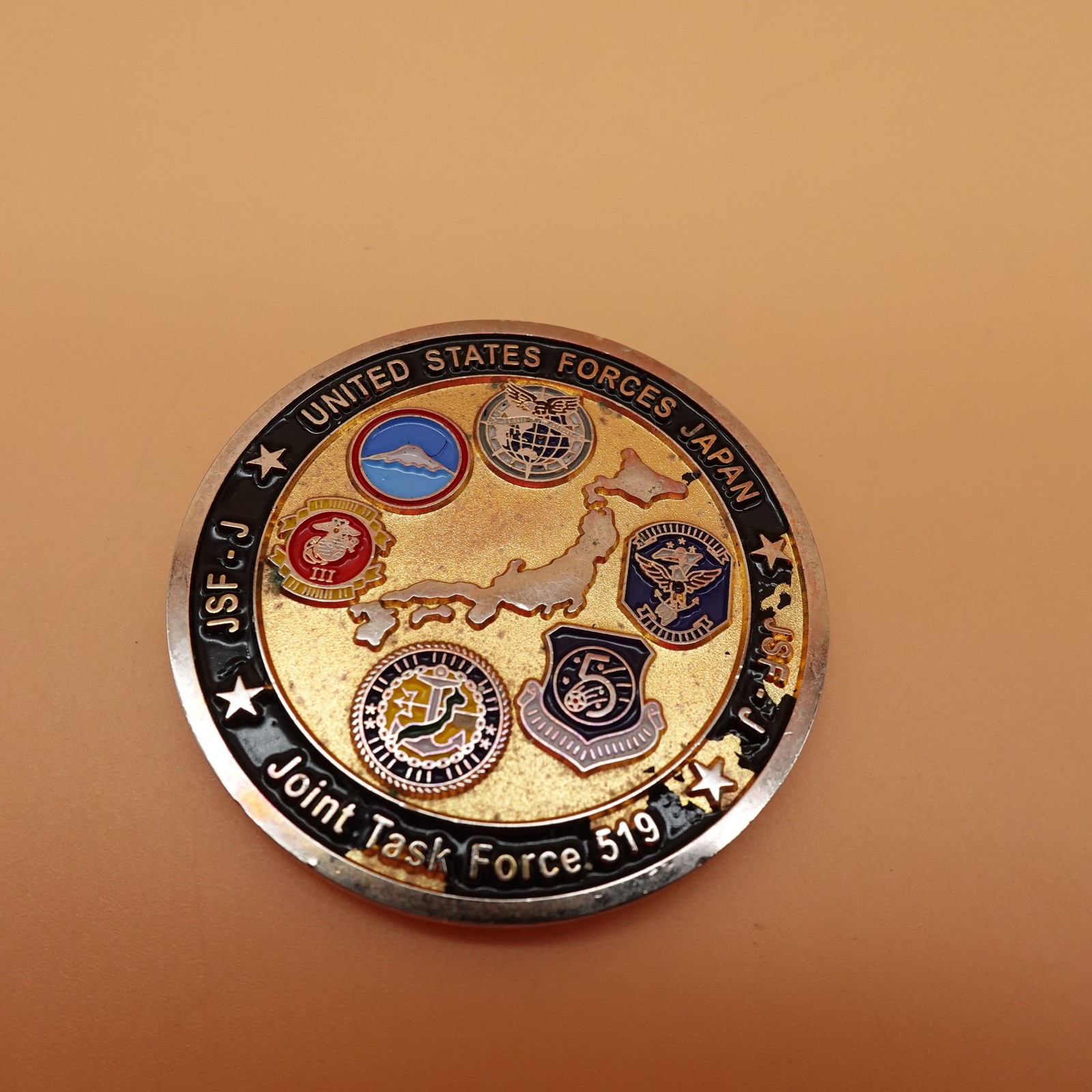 United States Forces Japan Operation Tomodachi Task Force 519 Challenge Coin