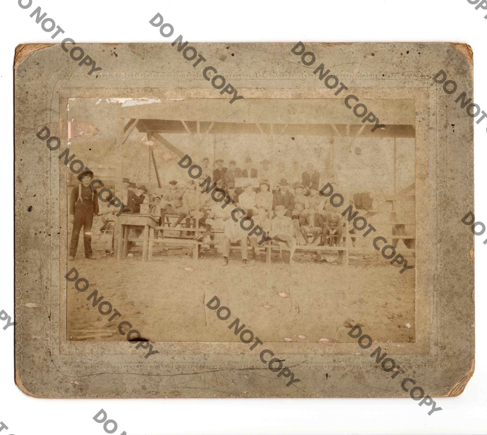 WOW 1906 BLUE RIDGE v. MCCAYSVILLE Baseball Teams Fannin County Georgia GA Photo