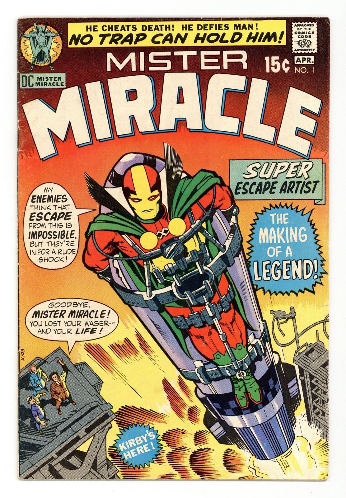 Mister Miracle #1 VG+ 4.5 1971 1st app. Mr. Miracle