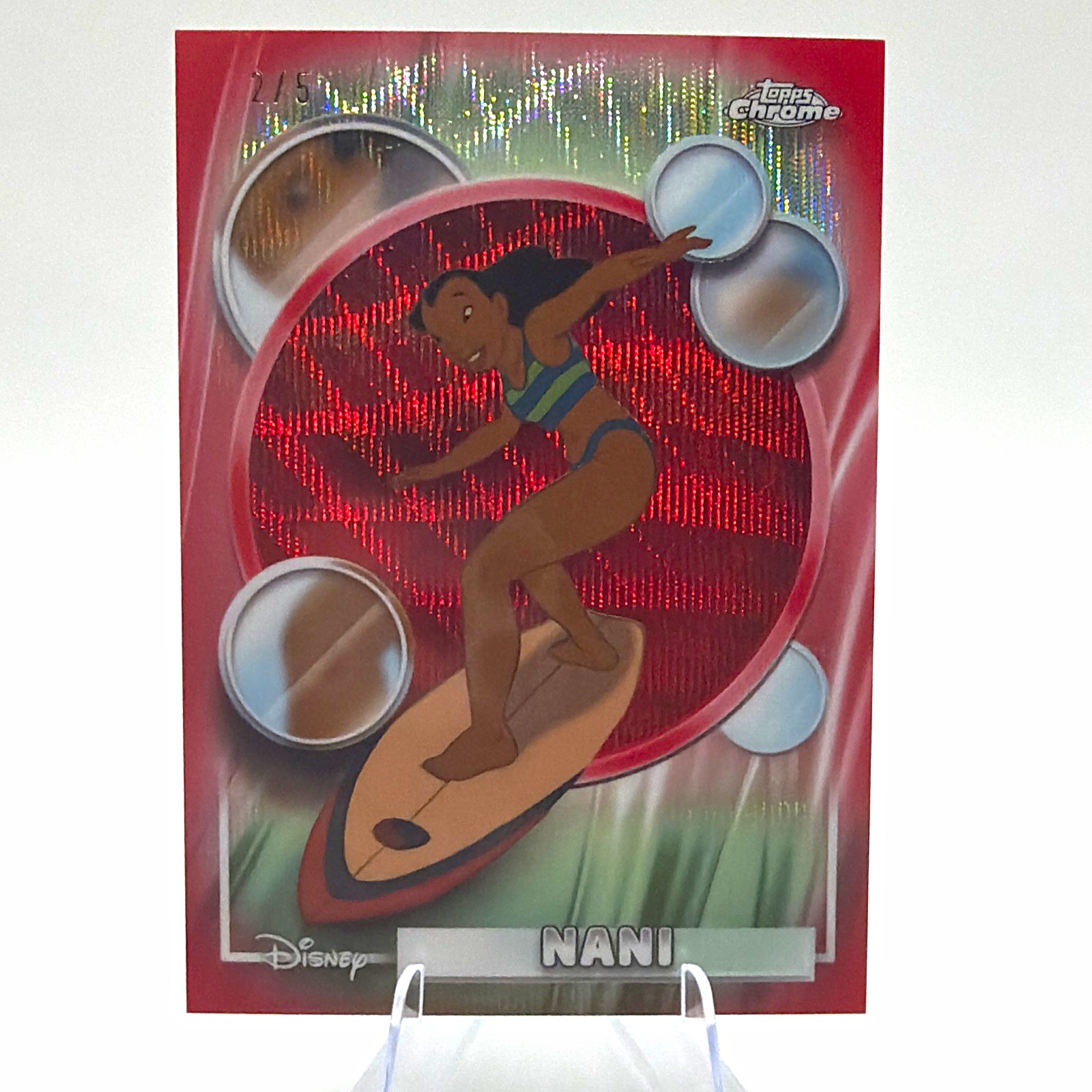 Topps 2026 Topps Chrome Disney Lilo & Stitch Nani #151 Serial Numbered /5 Topps 2026 Topps Chrome Disney Lilo & Stitch Nani #151 Serial Numbered /5