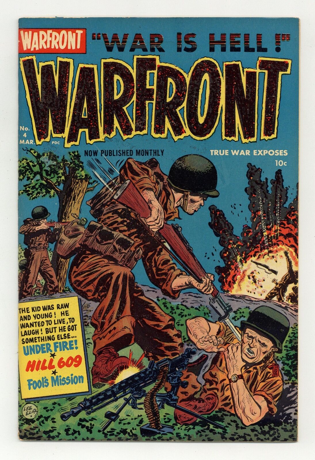 Warfront #4 GD 2.0 1952