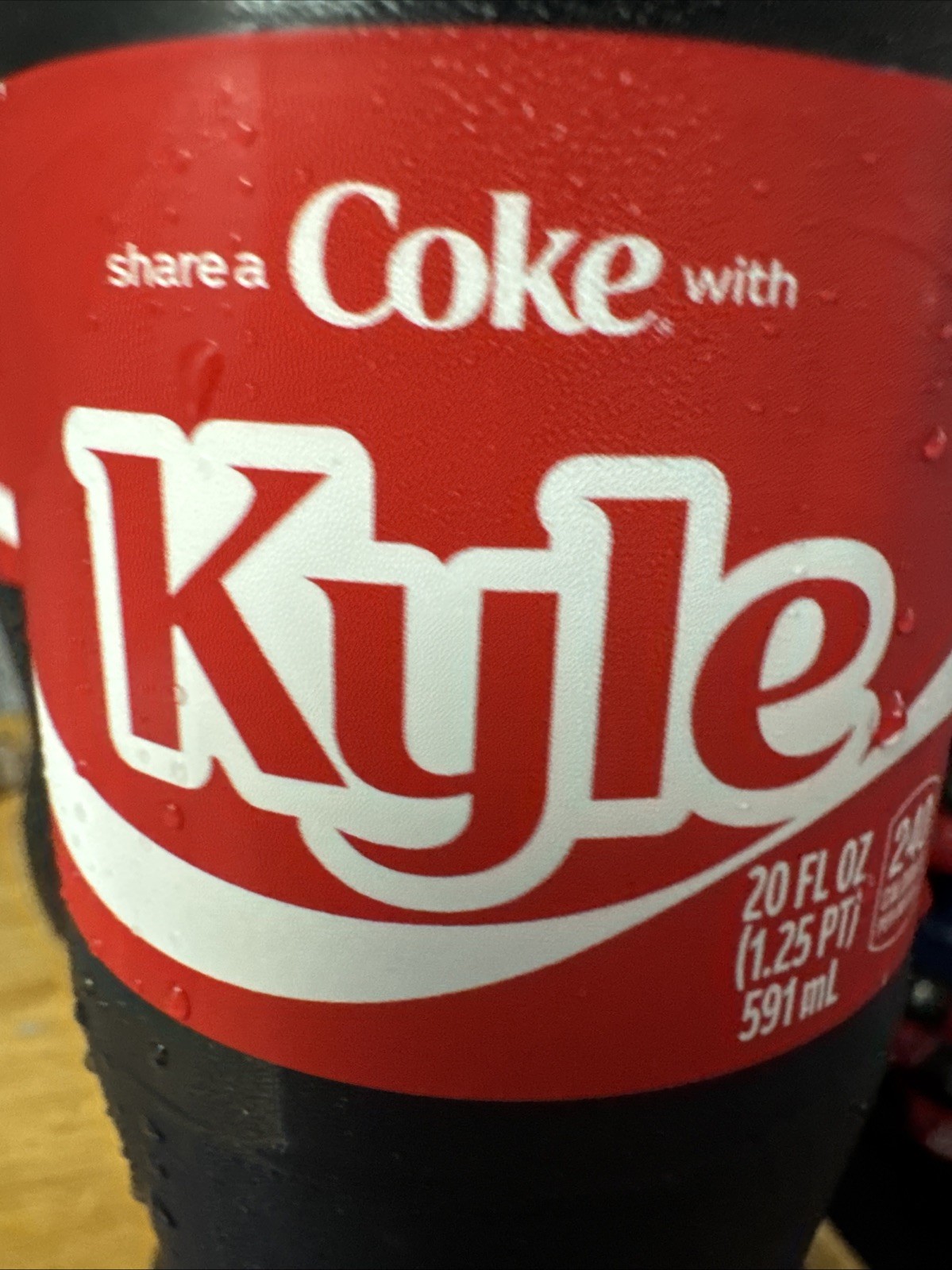 🇺🇸 Share a Coke with   Kyle   2025 Personalized Gift Coca~Cola Bottle 20oz