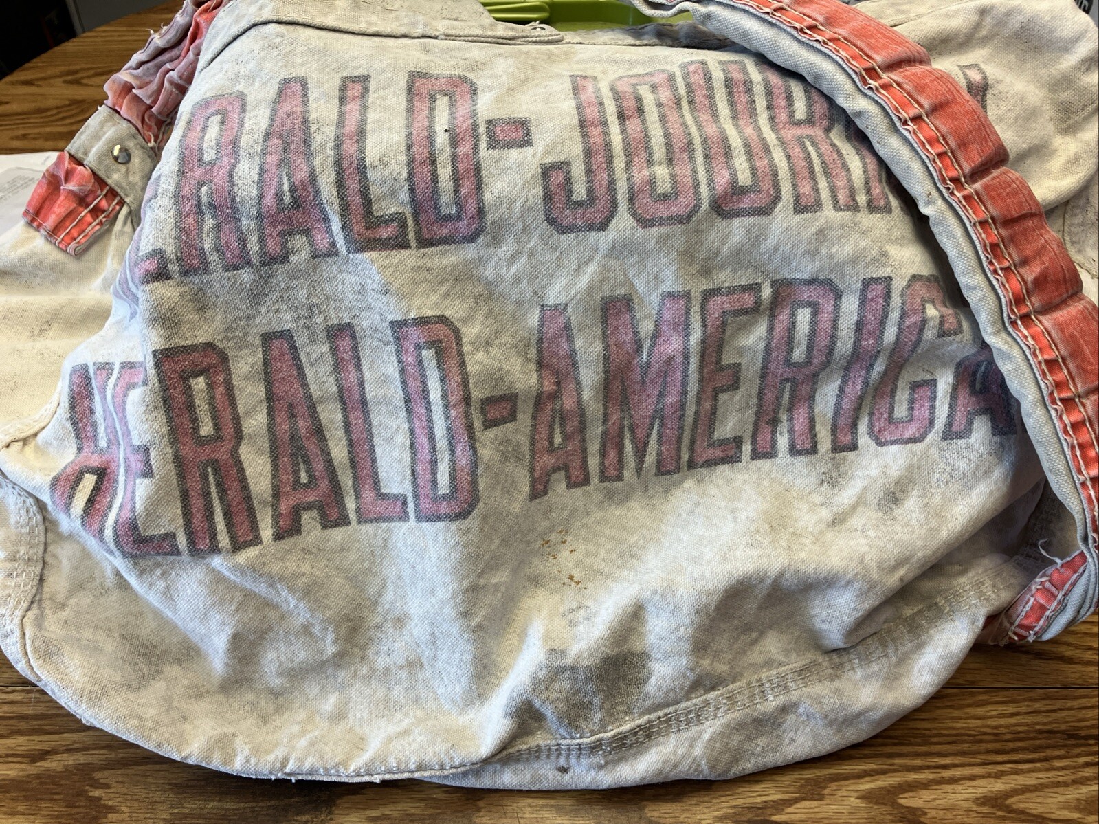 News Paper Bag Vintage Heard Journal Herald American Syracuse Memorabilia News Paper Bag Vintage Heard Journal Herald American Syracuse Memorabilia