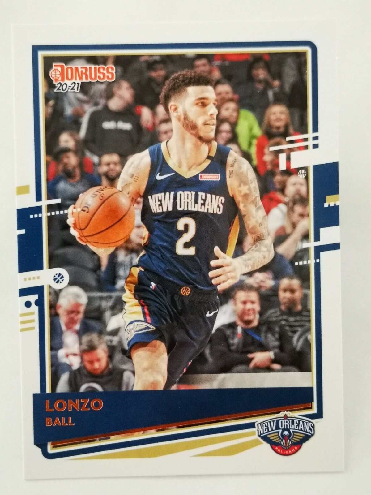 2020-21 Donruss Panini N17 NBA Trading Card #44 Pelicans Lonzo Ball