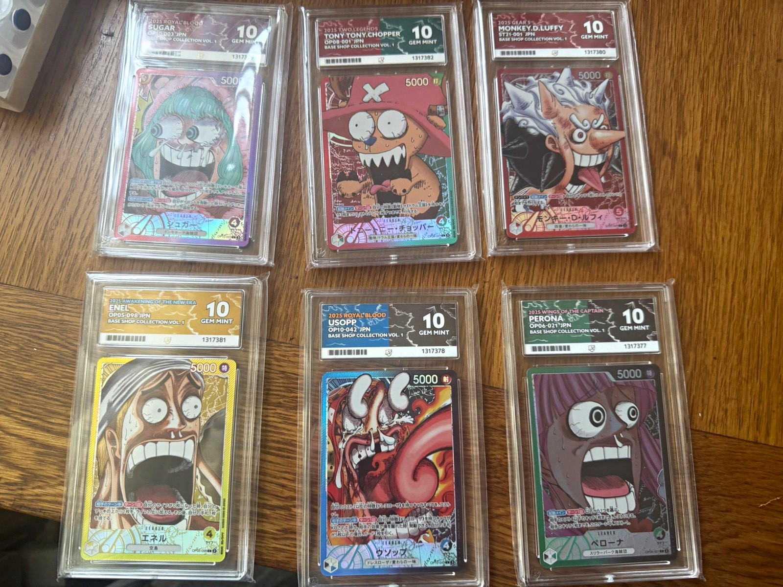 Bandai One Piece Card Game base set vol 1 sequential ace 10 set Bandai One Piece Card Game base set vol 1 sequential ace 10 set