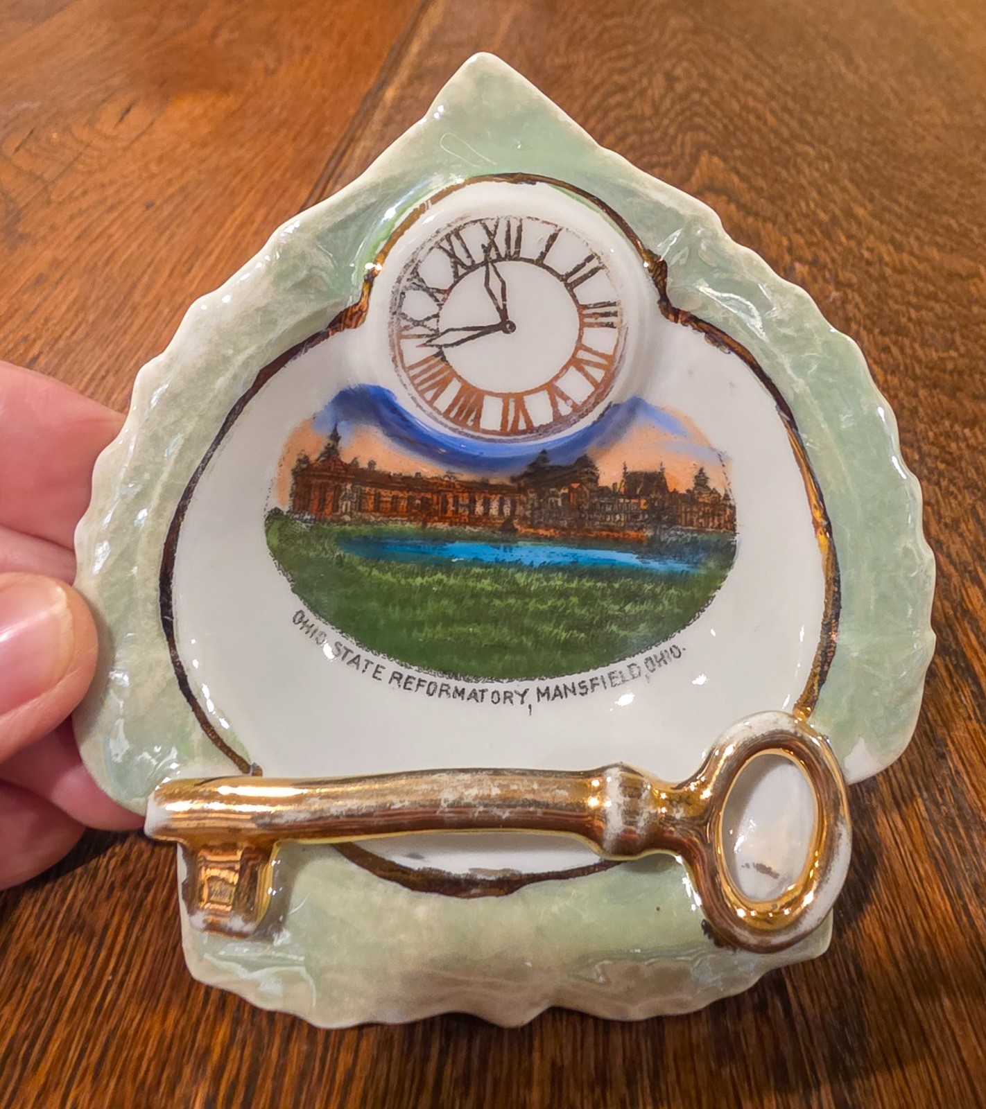 Antique German Ohio State Reformatory Mansfield Ohio Souvenir Pipe Rest Antique German Ohio State Reformatory Mansfield Ohio Souvenir Pipe Rest