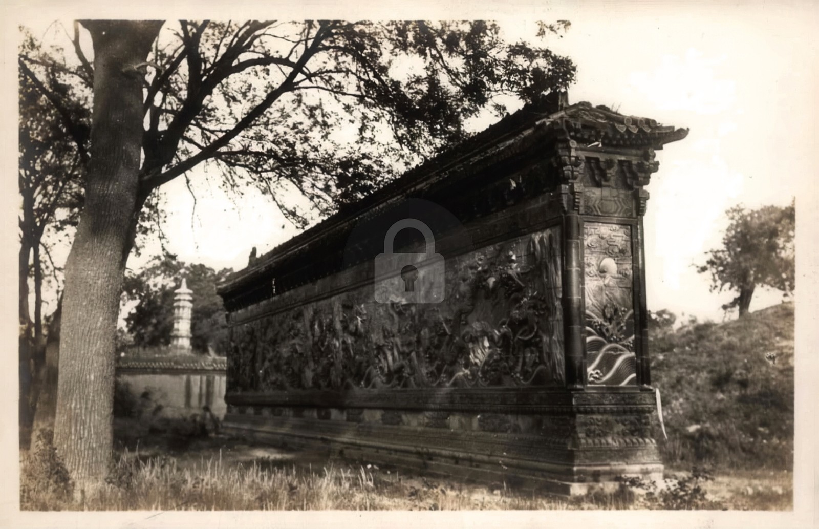 Beijing Peking China Ornate Tomb Cemetery RPPC Photo Postcard COPY Beijing Peking China Ornate Tomb Cemetery RPPC Photo Postcard COPY