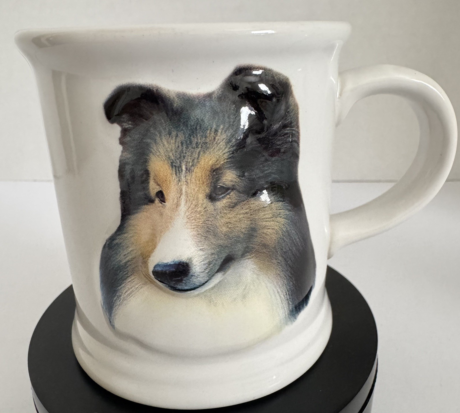 Vintage Sheltie Shetland Sheepdog 3D Embossed Coffee Mug Best Friend Originals
