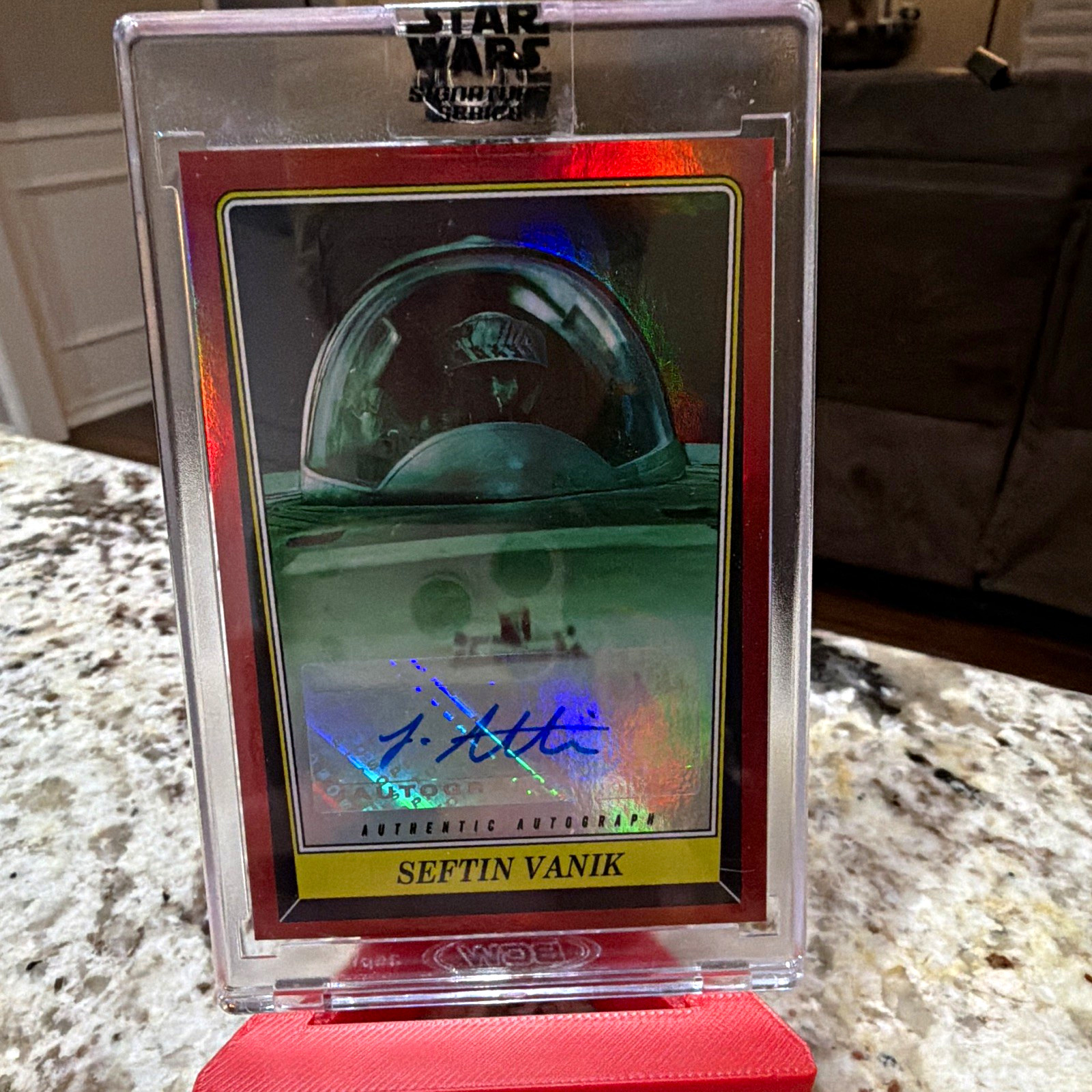 Topps 2015 Star Wars Signature Series Seftin Vanik Josef Altin Auto AB-JA Topps 2015 Star Wars Signature Series Seftin Vanik Josef Altin Auto AB-JA