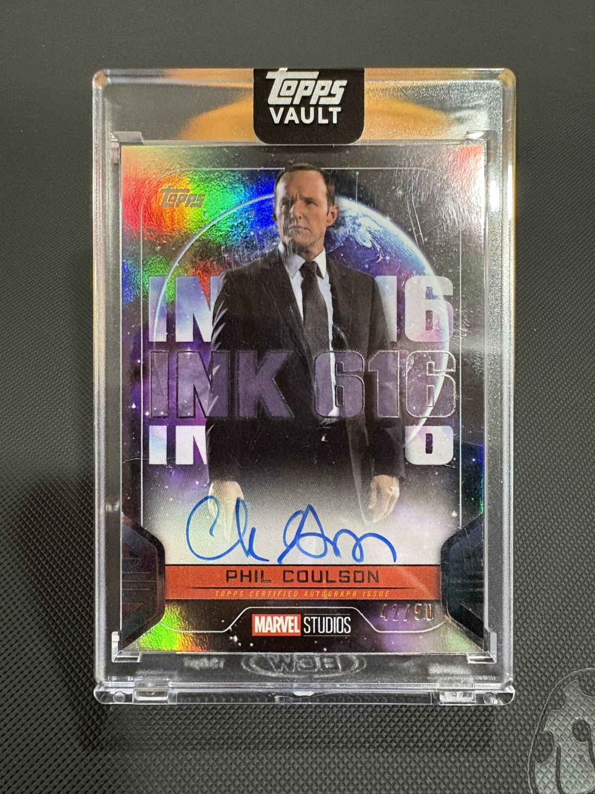 2026 Topps Marvel Vault Clark Gregg as Phil Coulson Ink-616 Auto #/50 Z784