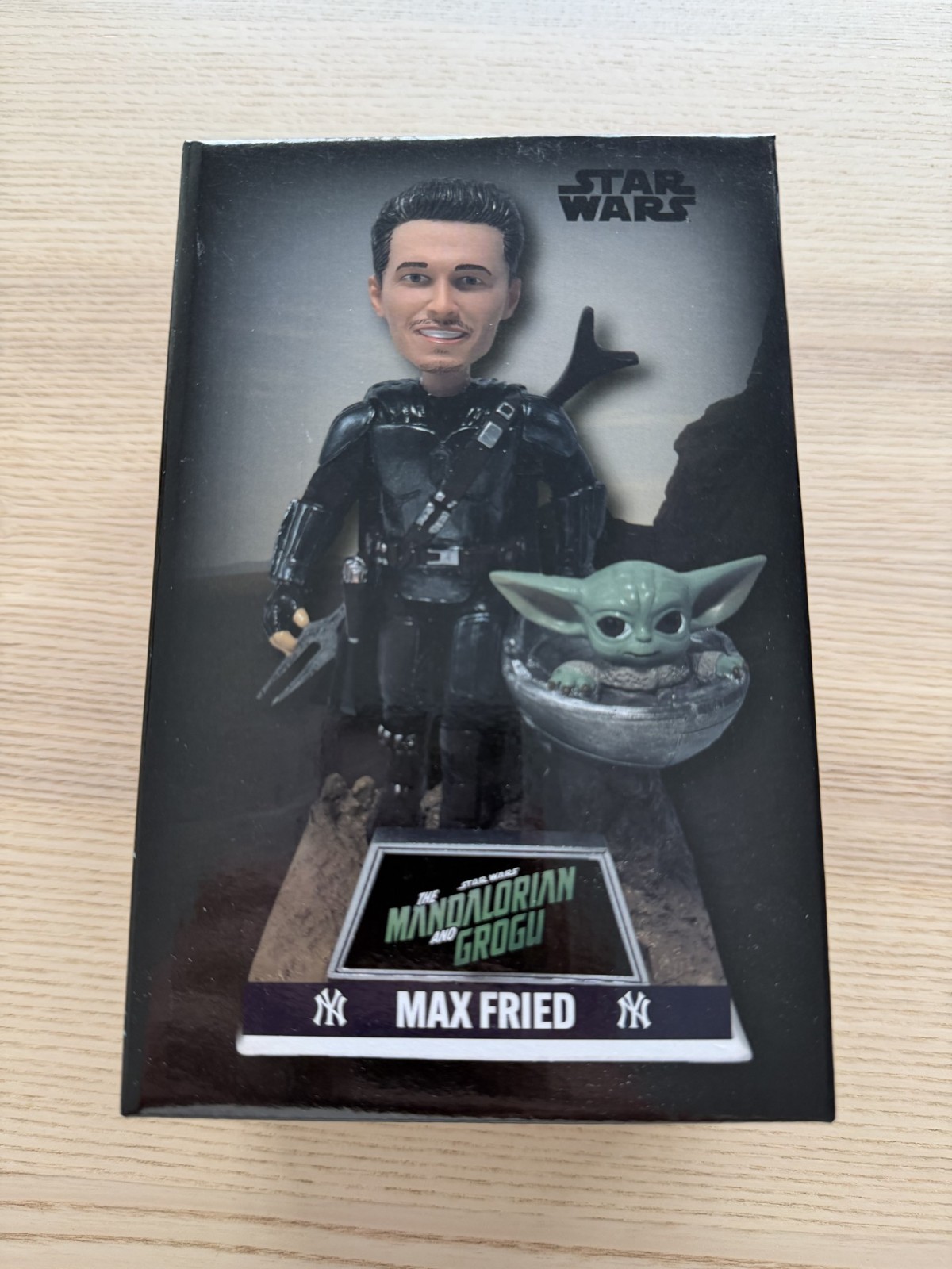 NY YANKEES MAX FRIED MANDALORIAN BOBBLEHEAD SGA STAR WARS DAY 5/2/2026 BASEBALL NY YANKEES MAX FRIED MANDALORIAN BOBBLEHEAD SGA STAR WARS DAY 5/2/2026 BASEBALL