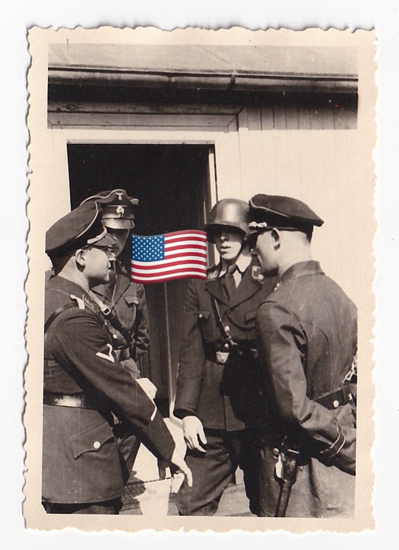 Pre-WW2 Era Original Rare Agfa-Lupex Photo Of Men in General Service Uniform Pre-WW2 Era Original Rare Agfa-Lupex Photo Of Men in General Service Uniform