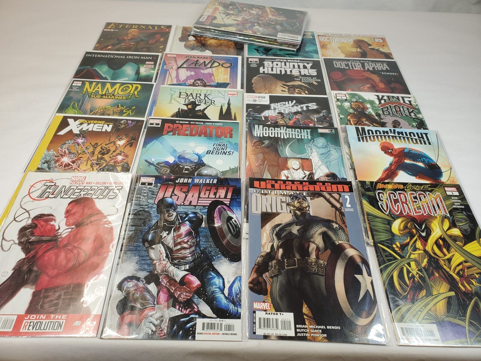 Marvel Comic Books Lot w/ Eternals Iron Man & More