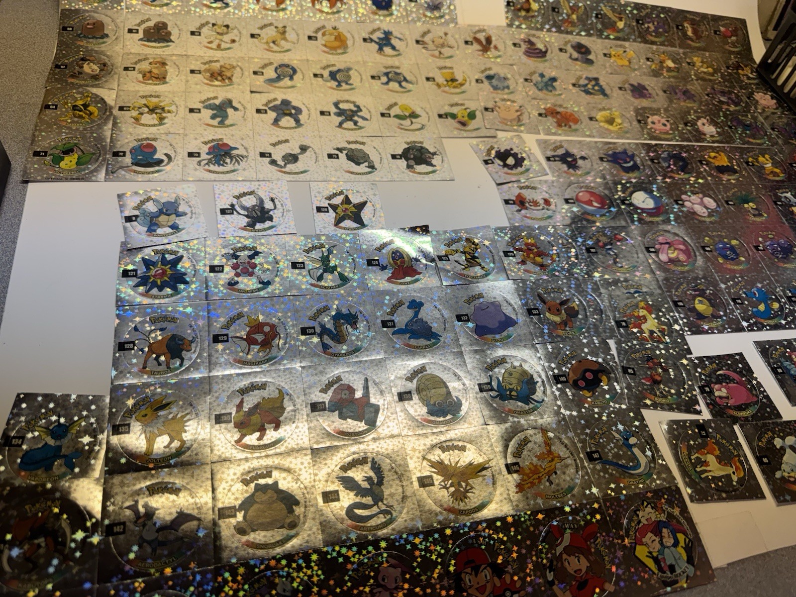 Vintage Pokemon Stickers - 2001 - Nintendo - Creatures Whole Lot Vintage Pokemon Stickers - 2001 - Nintendo - Creatures Whole Lot