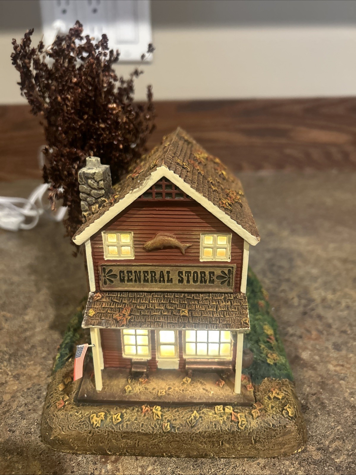 Terry Redlin\'s Hawthorne Village Autumn Village General Store #A1431 Terry Redlin\'s Hawthorne Village Autumn Village General Store #A1431