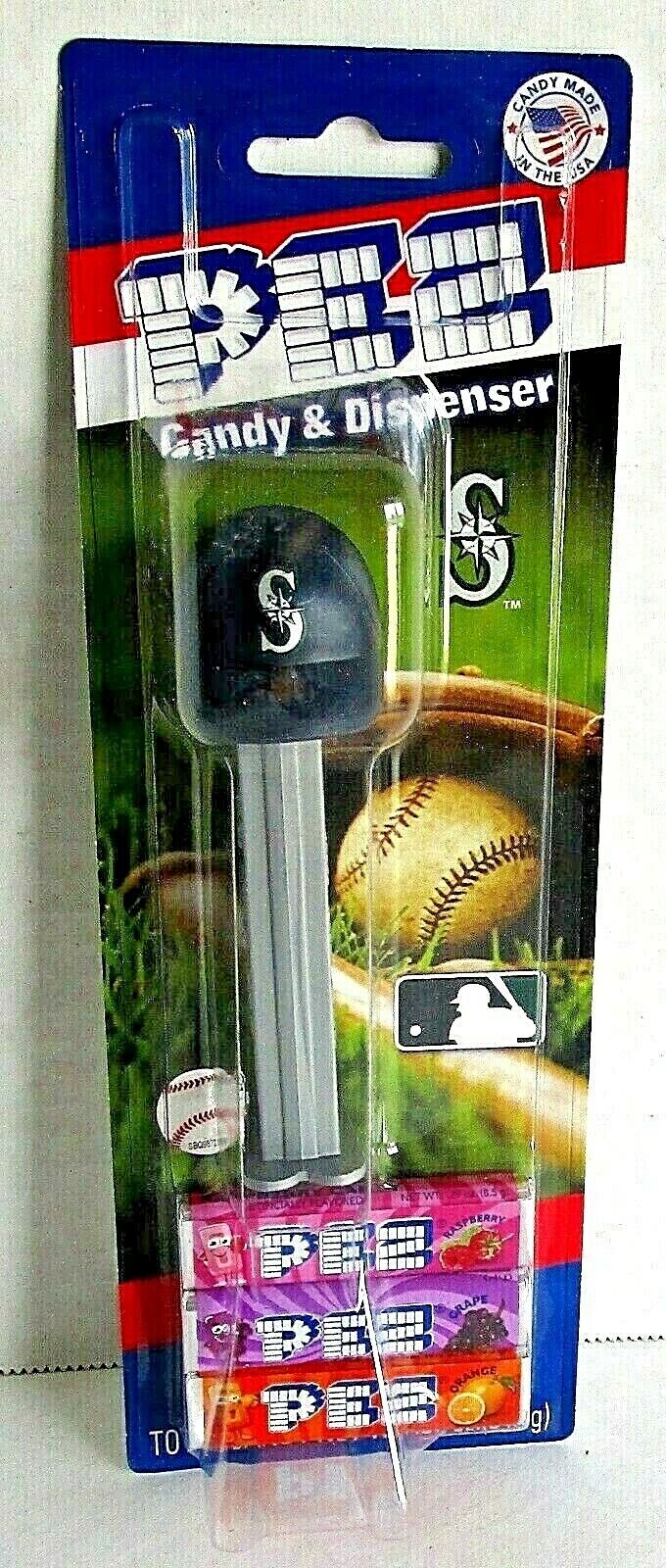 MLB Pez Dispenser SEATTLE MARINERS CAP [Carded]