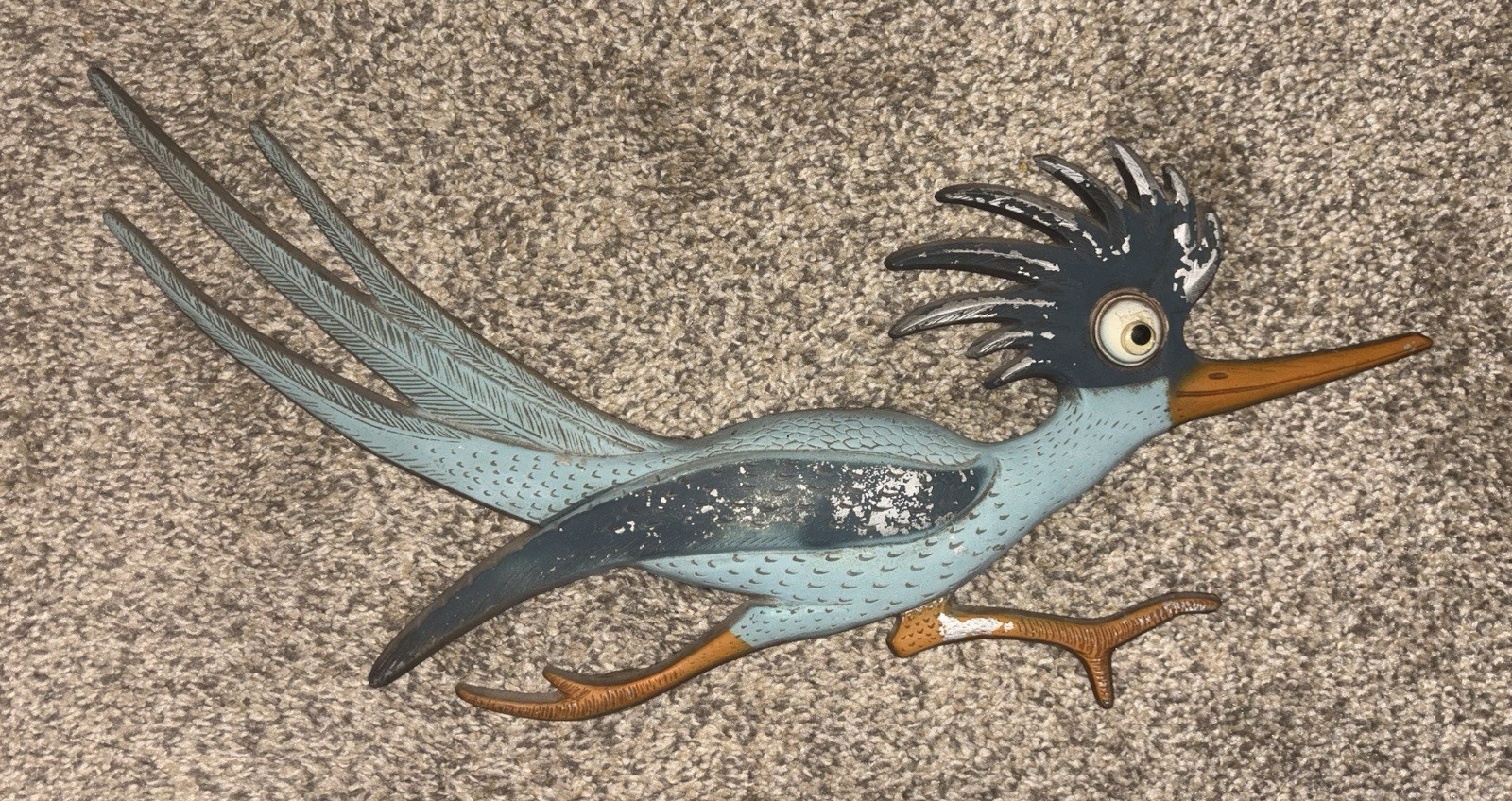 RARE Vtg 1969 Sexton USA Road Runner Wall Decor Plaque MCM Southwestern RARE Vtg 1969 Sexton USA Road Runner Wall Decor Plaque MCM Southwestern