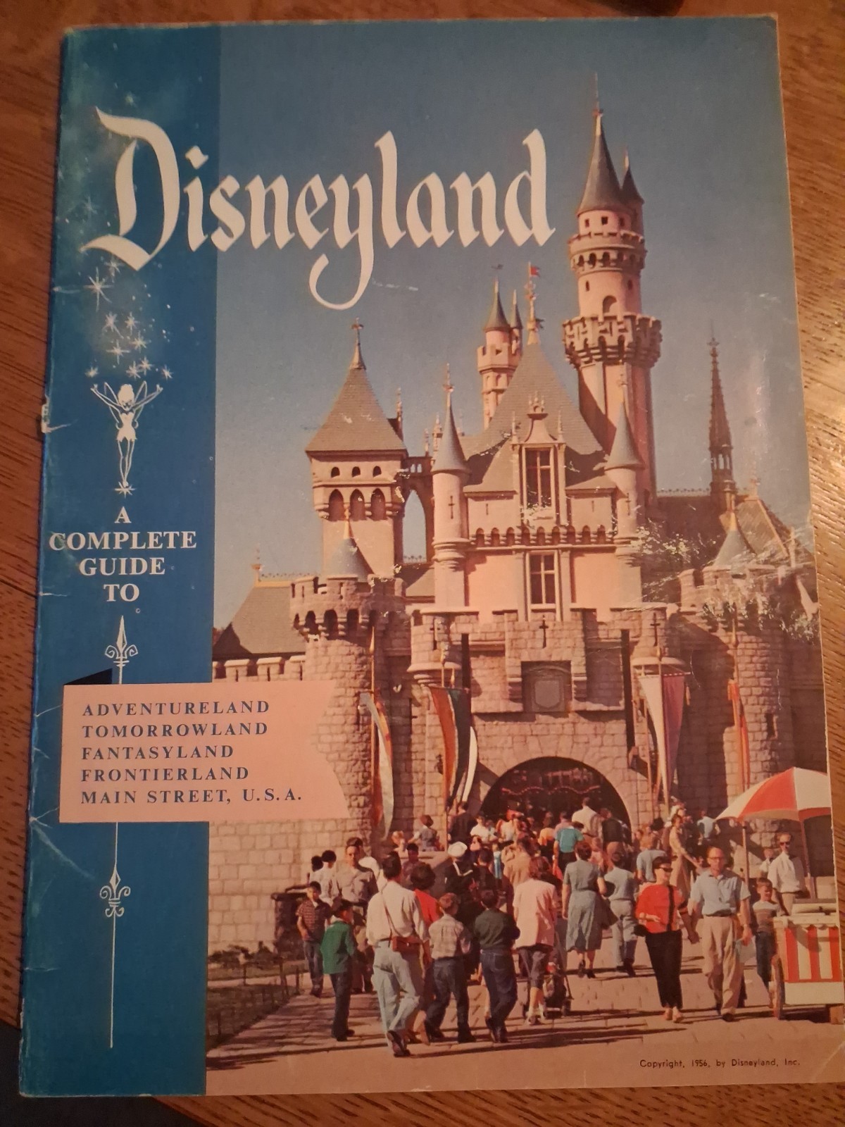 Disneyland A Complete Guide to 1956 book w/ map Jungle Cruise Adventureland RARE