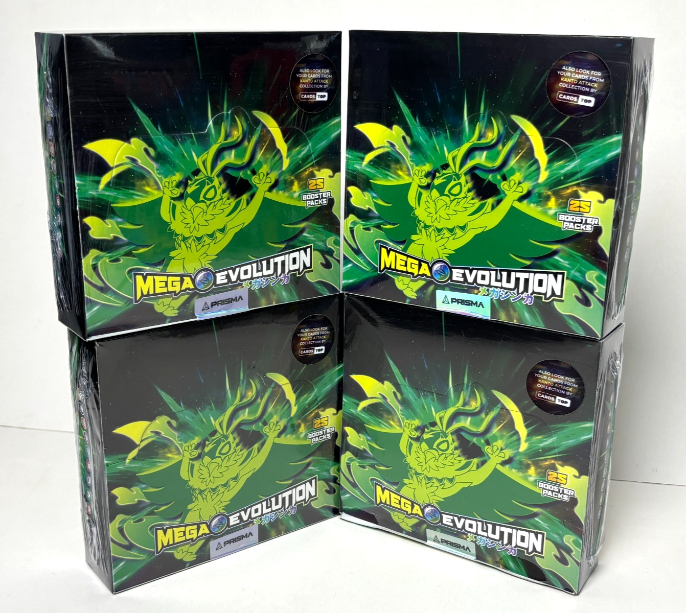 4 BOXES - 2026 POKEMON MEGA EVOLUTIONS Cards - 100 Sealed Packs 4 BOXES - 2026 POKEMON MEGA EVOLUTIONS Cards - 100 Sealed Packs