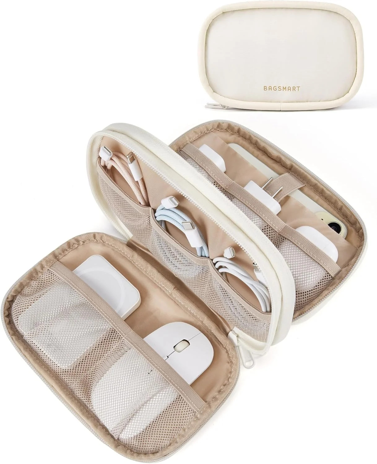 Electronics Organizer Travel Case, Cord Organizer for Women, Travel Cab Electronics Organizer Travel Case, Cord Organizer for Women, Travel Cab