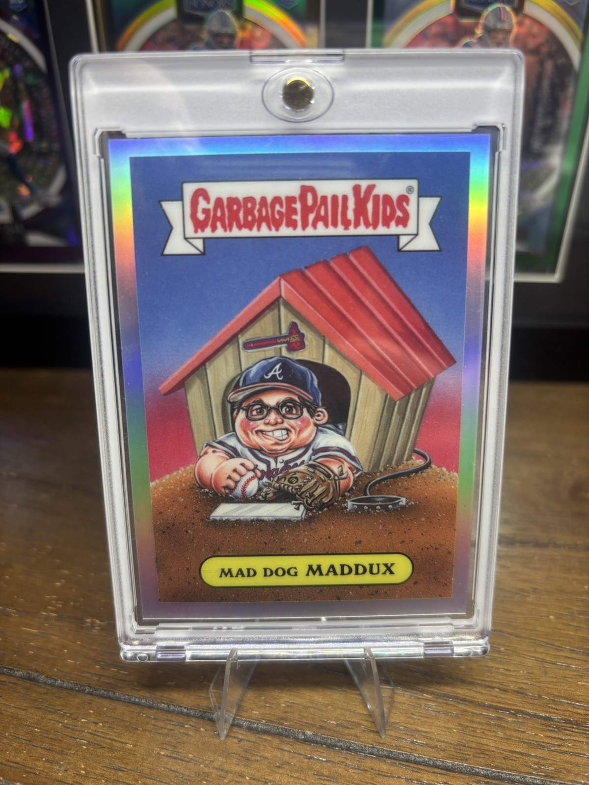 2026 Topps Bowman Chrome Greg Maddux Gargage Pail Kids. GPK-16. 2026 Topps Bowman Chrome Greg Maddux Gargage Pail Kids. GPK-16.