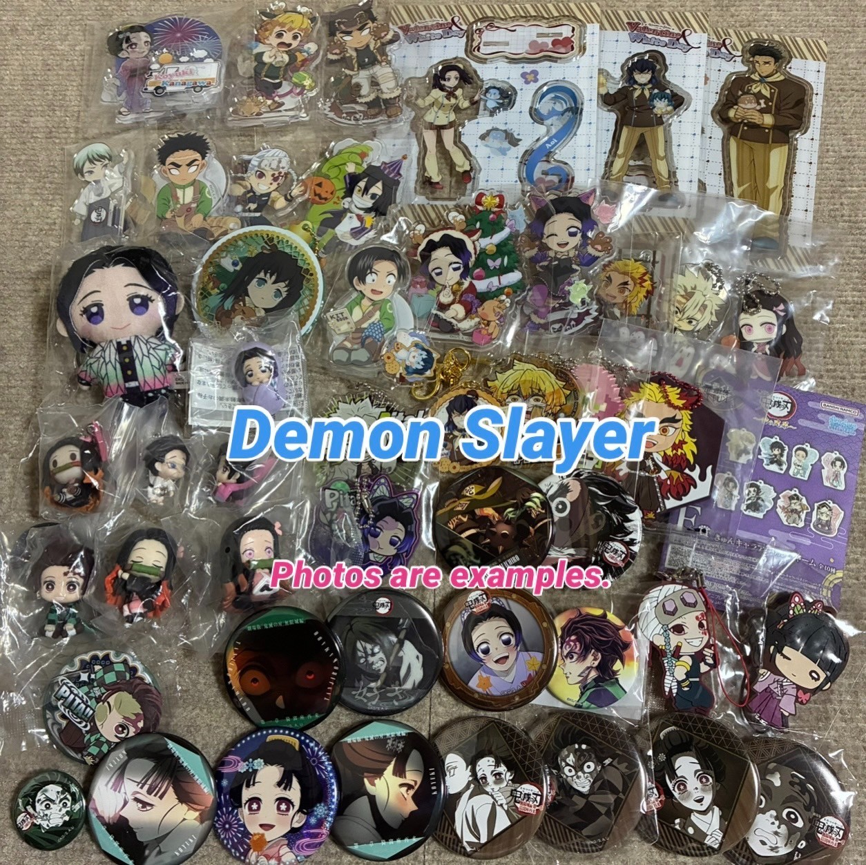 Anime Mystery Box 10 30 50 Pcs Demon Slayer Jujutsu Kaisen JJK Haikyuu Blue Lock