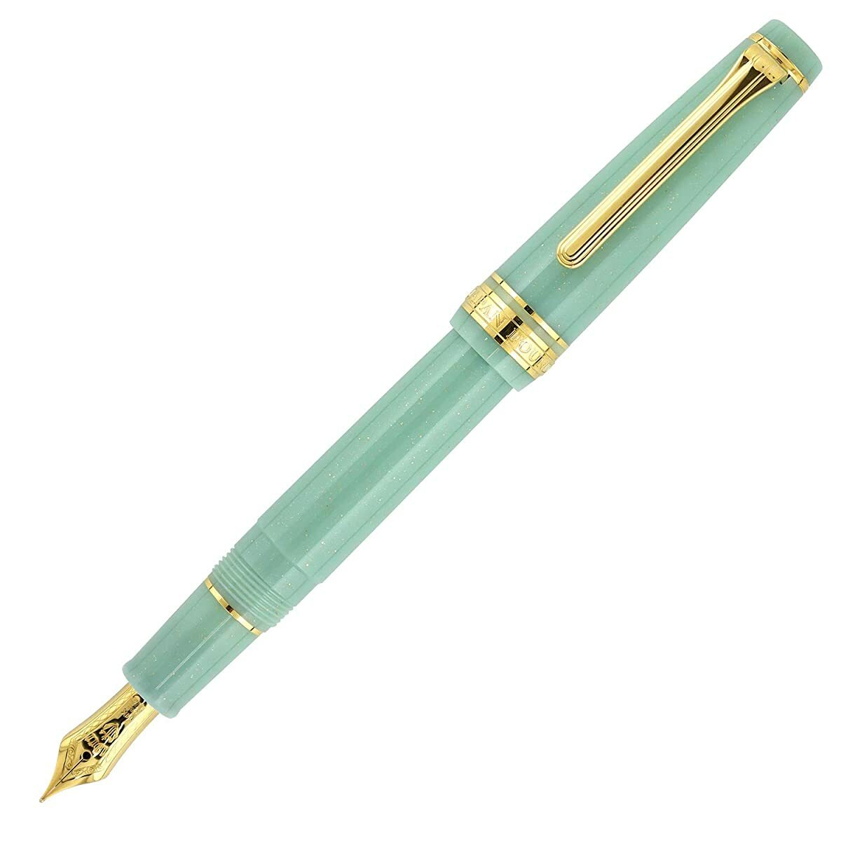 Sailor Pro Gear Slim Fountain Pen Shikiori Dragon Palace Mint Green -Medium Fine