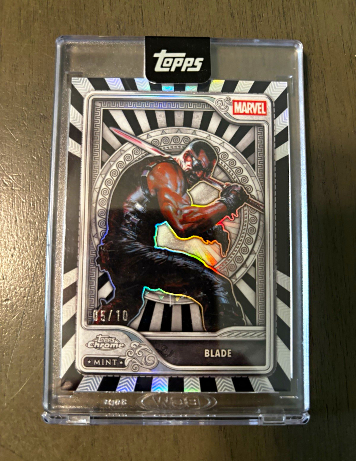 2026 Topps Mint Marvel Blade Silver Card #56 Serial Numbered 5/10 Non-Sport