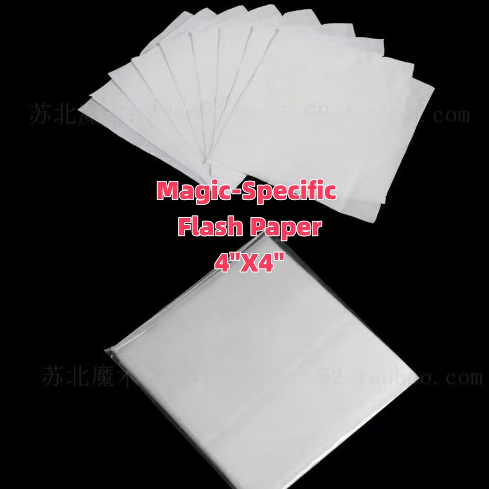 100Pcs Magic-Specific Paper,4“X4 100Pcs Magic-Specific Paper,4“X4