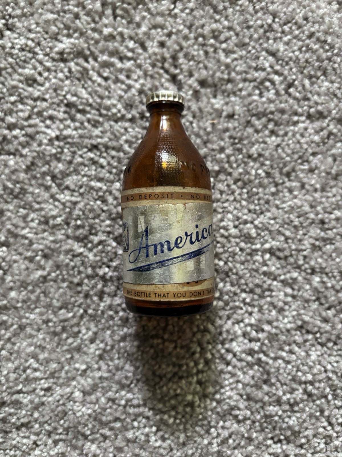 Rare Miniature American Beer Bottle Rare Miniature American Beer Bottle