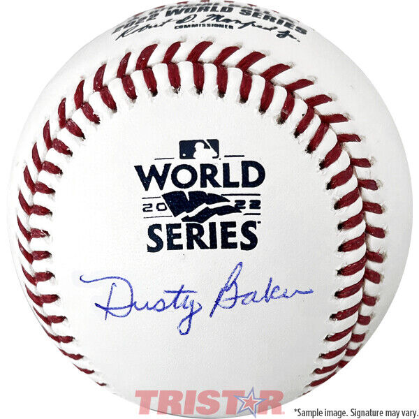 Dusty Baker Autographed Official 2022 World Series Baseball TRISTAR PRE-SALE