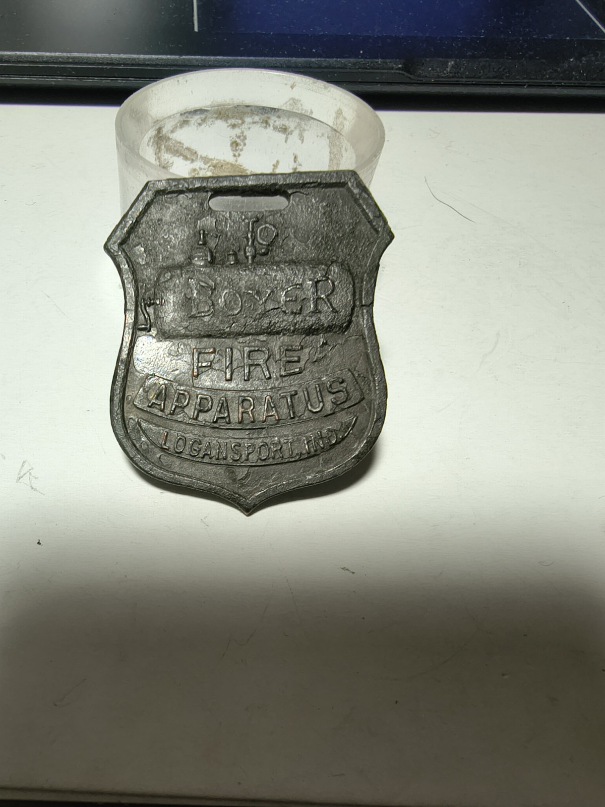 Vintage 1920’s Boyer Fire Apparatus Fog Logo Watch Fob Vintage 1920’s Boyer Fire Apparatus Fog Logo Watch Fob