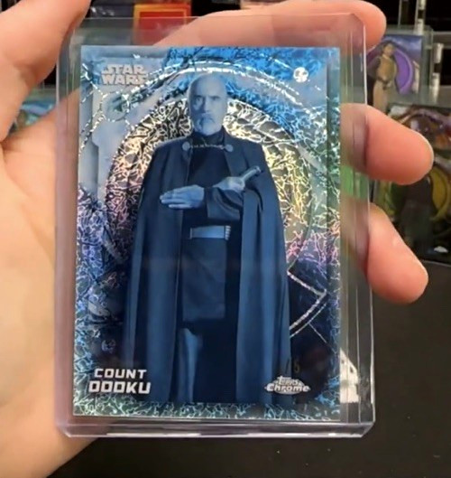 2026 Topps Chrome Star Wars Count Dooku HOTH FRACTOR /5 2026 Topps Chrome Star Wars Count Dooku HOTH FRACTOR /5