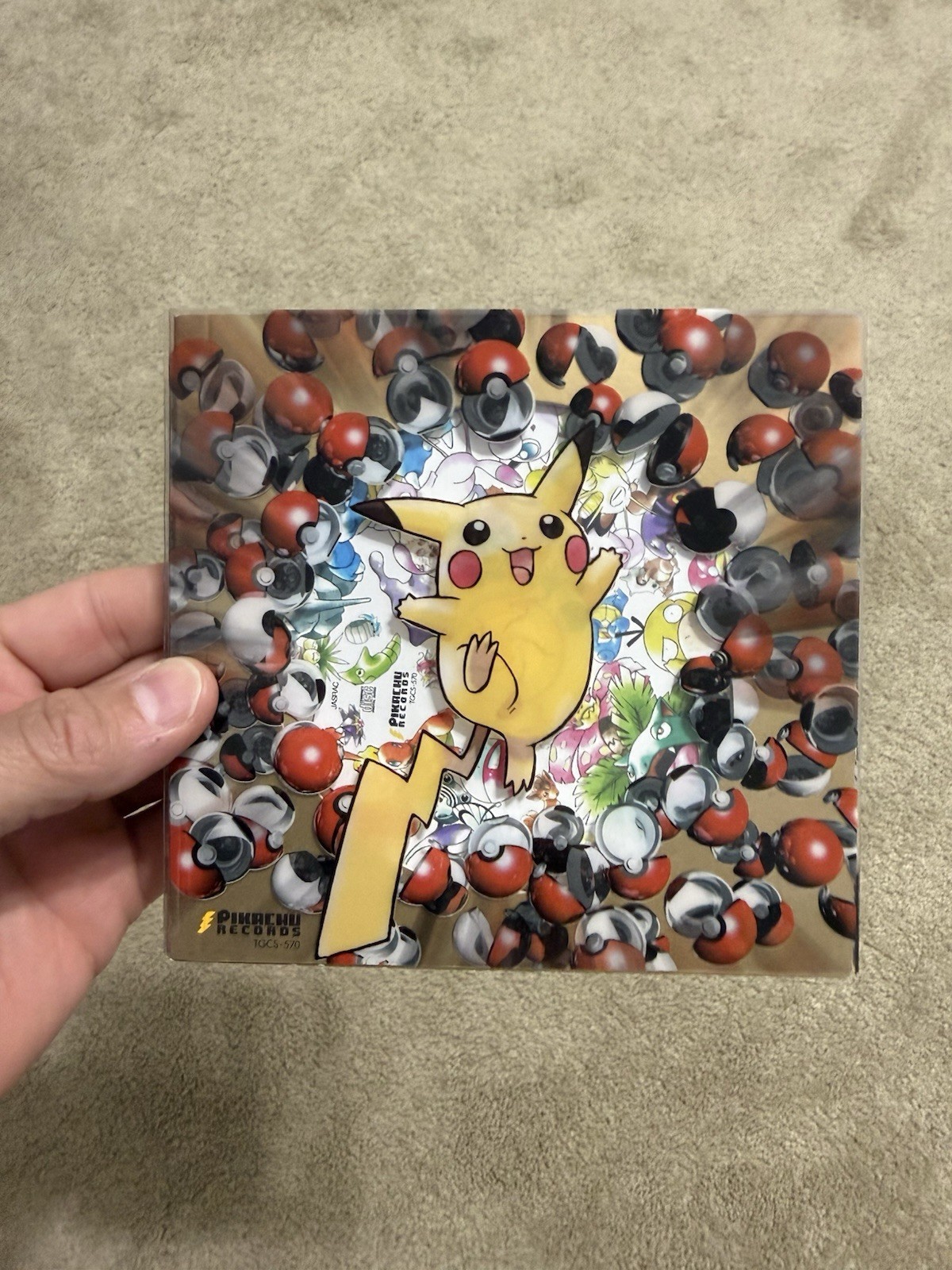 1998 Pokémon Japanese Pikachu Records Best Collection CD & Extras 1998 Pokémon Japanese Pikachu Records Best Collection CD & Extras