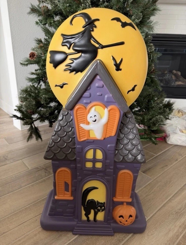 Cracker Barrel Haunted House Blow Mold 3FT 3 Foot Halloween 2026 - Brand New