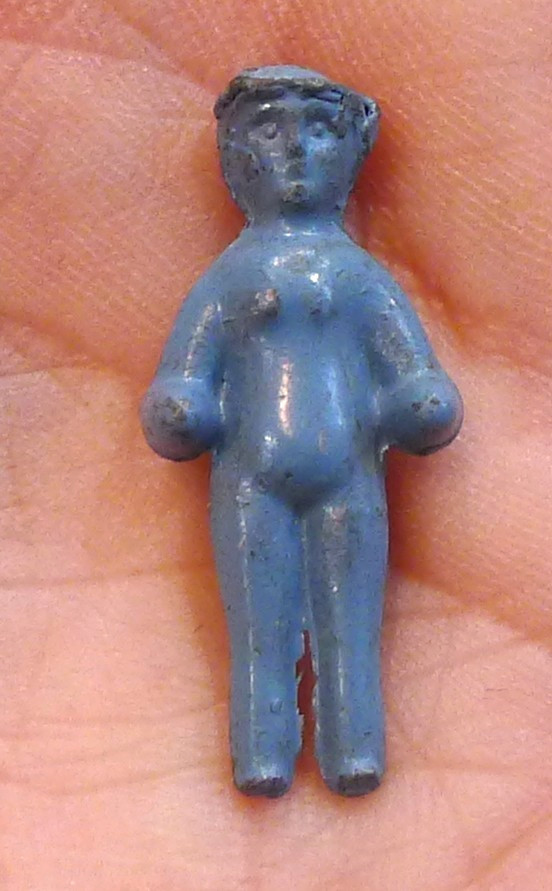 Vintage 1930s Cracker Jack Metal Frozen Charlotte Doll Figure Vintage 1930s Cracker Jack Metal Frozen Charlotte Doll Figure