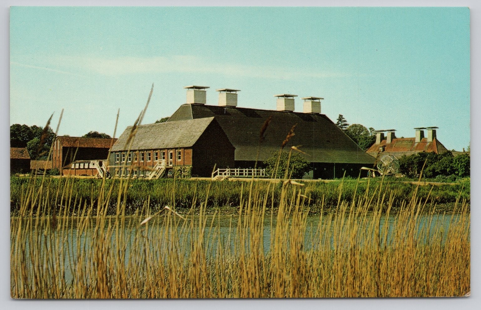 Snape Festival Hall Suffolk England River Alde Vintage Postcard F. W. Pawsey Snape Festival Hall Suffolk England River Alde Vintage Postcard F. W. Pawsey
