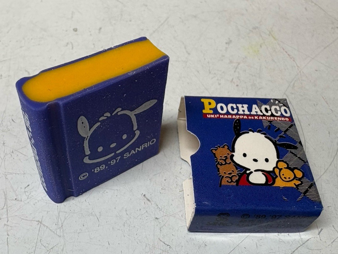 Vintage Pochacco Mini Book Eraser Sanrio 1997 Sealed Collection 8 Pcs Vintage Pochacco Mini Book Eraser Sanrio 1997 Sealed Collection 8 Pcs
