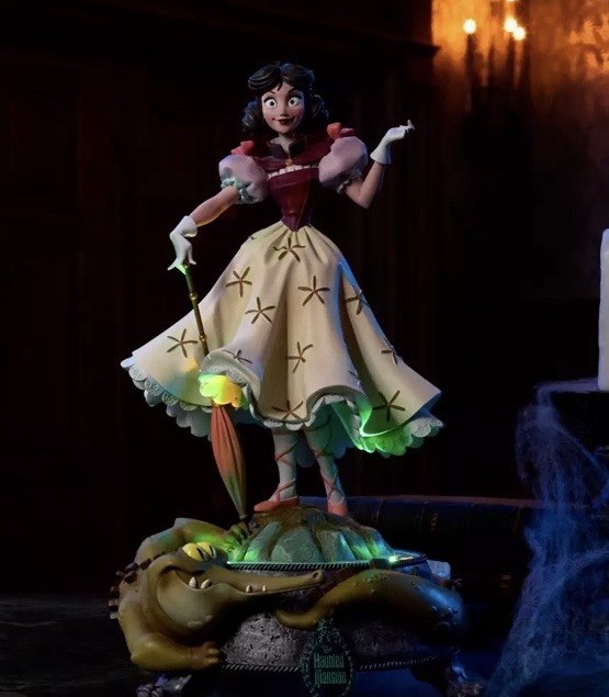 Disney Haunted Mansion  Sally Slater Tightrope Light Up Figurine NIB 13”