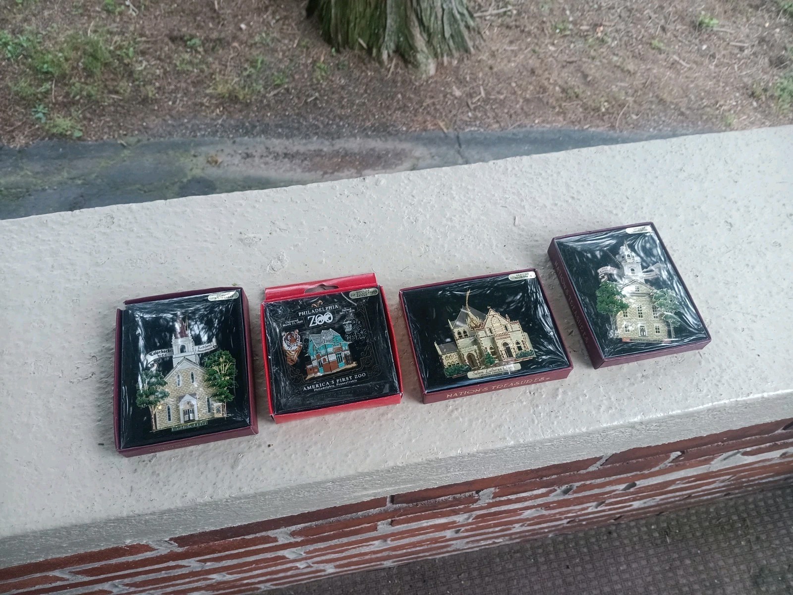 LOT OF 4 NATIONS TREASURES ORNAMENTS LEBANON PA RICHLAND PHILADELPHIA ZOO PA LOT OF 4 NATIONS TREASURES ORNAMENTS LEBANON PA RICHLAND PHILADELPHIA ZOO PA