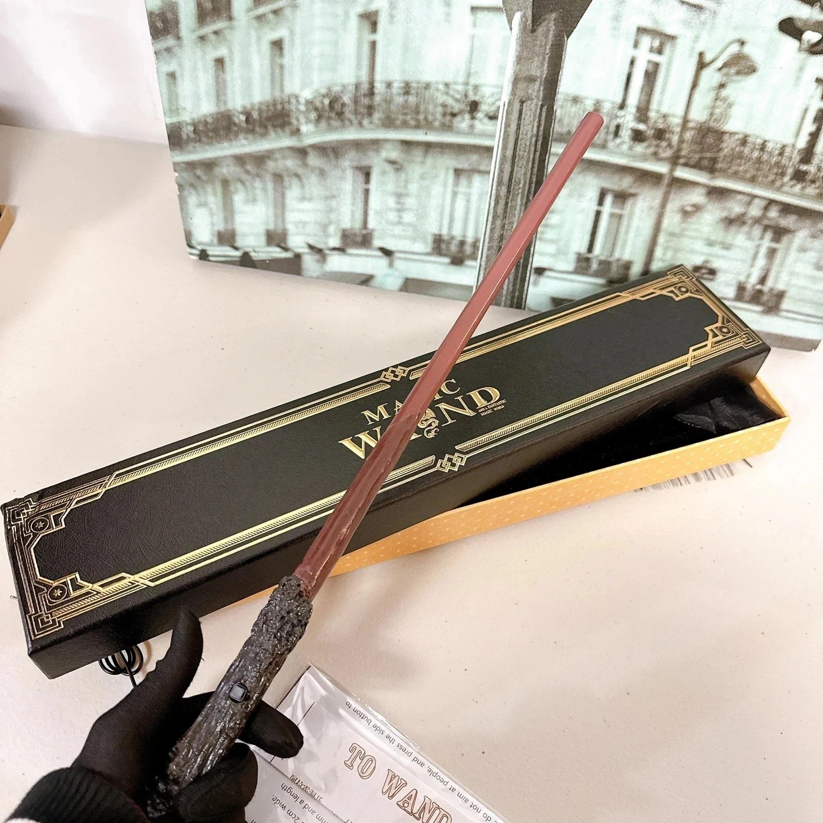 Harry Potter Magic Wand Fire-Spitting Wizard Cosplay Prop with Gift Box Harry Potter Magic Wand Fire-Spitting Wizard Cosplay Prop with Gift Box