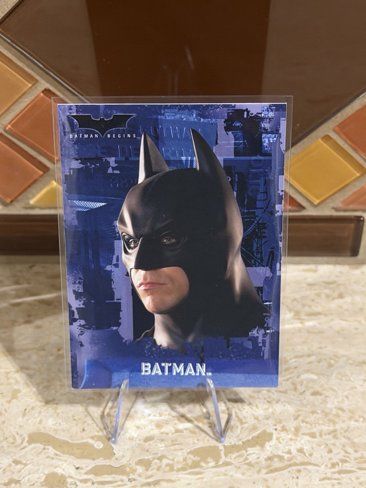 2005 Topps Batman Begins #3 Christian Bale Batman Rookie Card Dark Knight DC 2005 Topps Batman Begins #3 Christian Bale Batman Rookie Card Dark Knight DC
