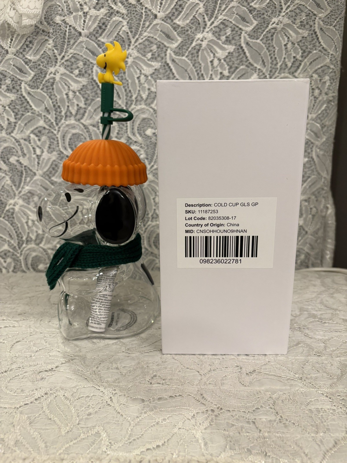 Authentic USA SELLER 2026 Starbucks The Snoopy™ Glass Cold Cup  in original box