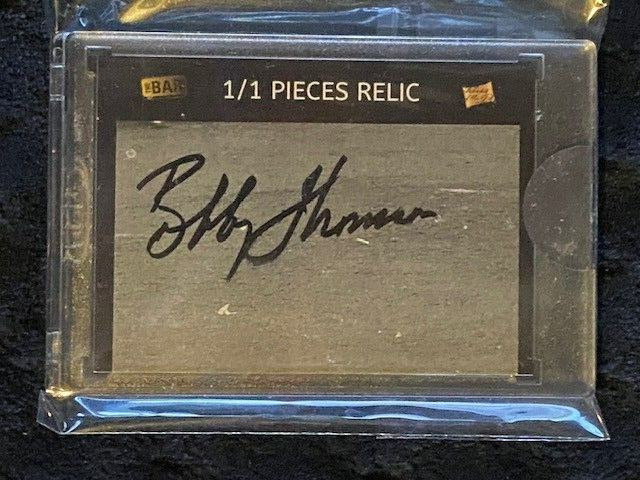 2020 PIECES OF THE PAST HYBRID EDITION BOBBY THOMSON CUT THREE TIMES ALL STAR