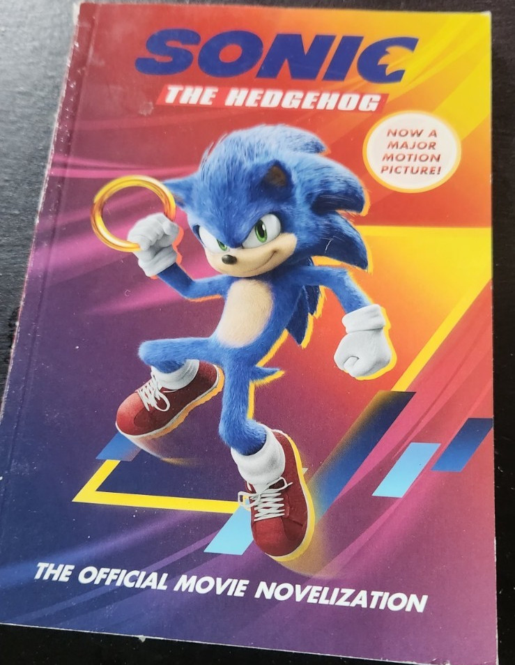 Sonic the Hedgehog: The Official Movie Novel - Paperback - GOOD
