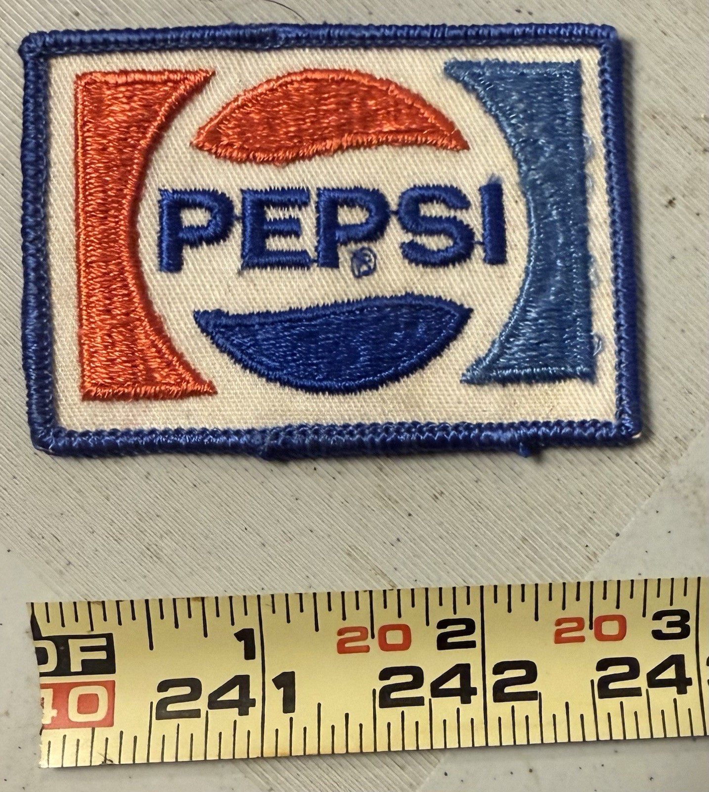 RARE VINTAGE PEPSI COLA PATCH UNUSED ADVERTISING G RARE VINTAGE PEPSI COLA PATCH UNUSED ADVERTISING G