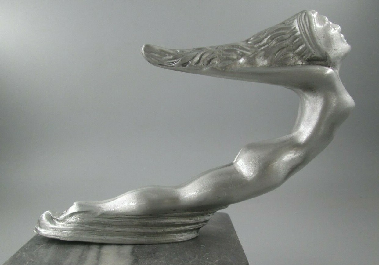 vintage winged nymph flying lady 1920's cadillac art nouveau car hood ornament vintage winged nymph flying lady 1920's cadillac art nouveau car hood ornament